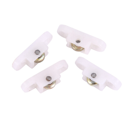 16 pcs door window cabinet single sliding metal roller wheel 8mm Dmr. 2