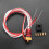 2X 3D Printer Extruder Assembled Mk8 Hot End Kit for  3 /  3 Pro with Aluminum Heating Block 6