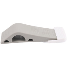 Fermaporta Set di 8 Pacchi Premium Wedged in Gomma per Arresti Pesanti con Supporto Decorativo per L'Archiviazione-Perfect Doorstop(Grigio)