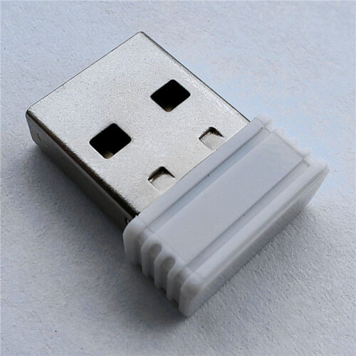 2X Mouse Jigglers Mover Undetectable Automatic USB Port Shaker Wiggler for Laptop Keeps Computer Awake White 2