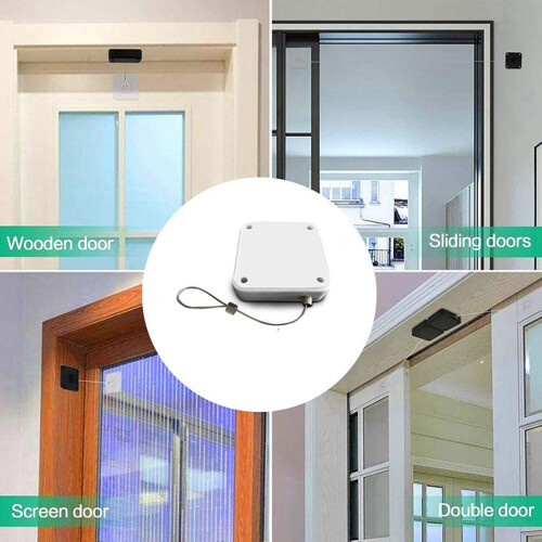 3X Punch-Free Automatic Sensor Door Closer Automatically Close for All Doors 1