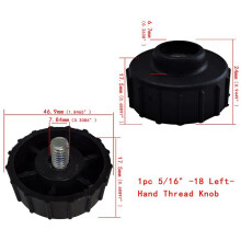 2X GłOwica żyłKowa (10 mm X 1,25 mm) GałKa Guziki do Homelite MTD McCulloch Toro ST155 ST165 ST175