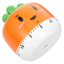 Schattige cartoonwortel mechanische keukentimer voor koken, bakken en studeren – gebruiksvriendelijk en robuust ontwerp voor docenten