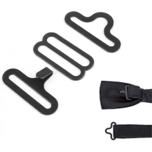 50 Set Bow Tie Hardware Sets Adjustable Straps Necktie Hook Bow Tie