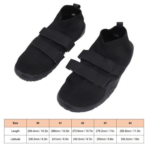 Barfußschuhe mit Stoßdämpfung, Gummi & Nylon, Größe 41 1
