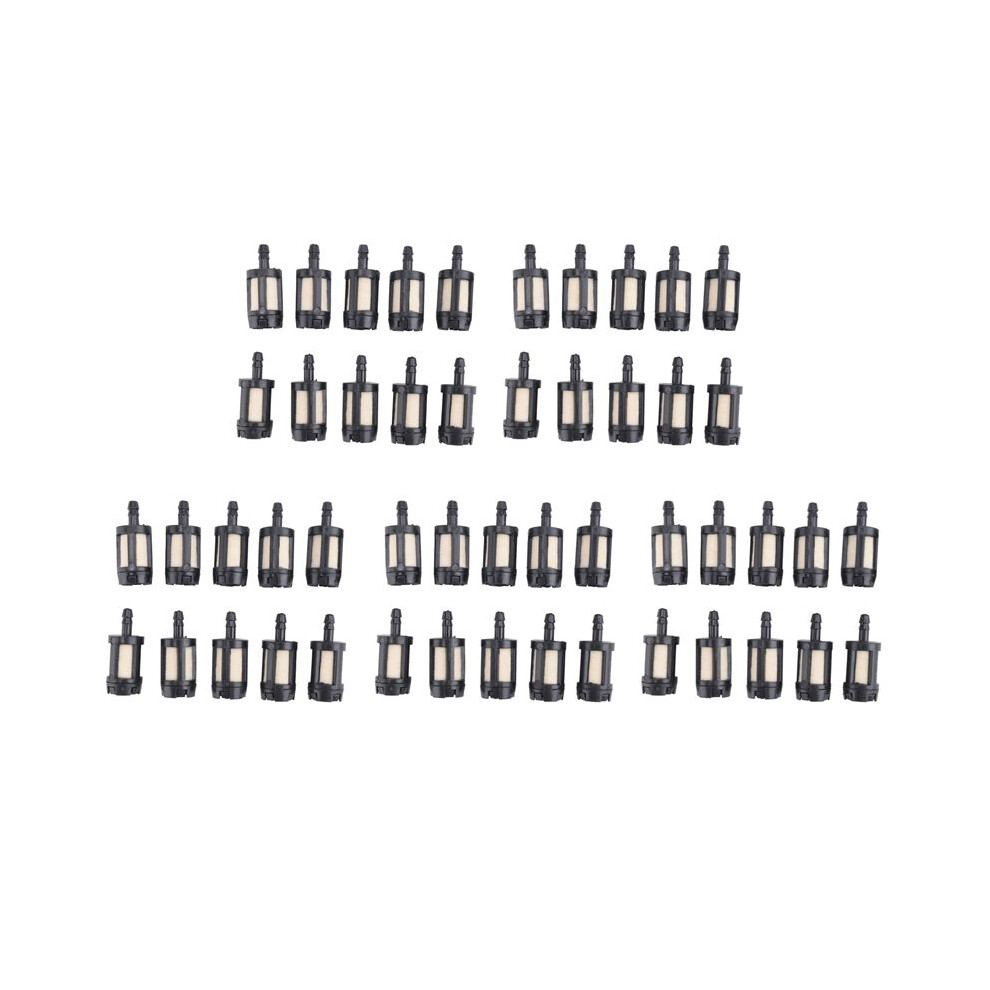 50Pcs Chainsaw Fuel Filters Black 6034120160720