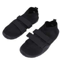 Shock Absorption Barefoot Shoes for Lifting, Rubber Nylon, Black, Size 44