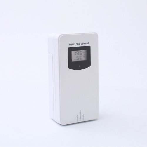 Weather station external sensor, 433.92MHz wireless probe, wall and desktop mounting
