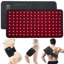 Red Light Therapy Belt for Body Pain, Infrared Light Therapy with Timer and Remote