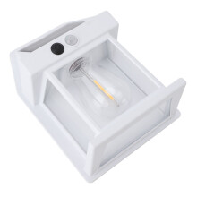 Waterproof Solar Sensor Motion Wall Light 600LM, 1200mAh, 3 Speed White