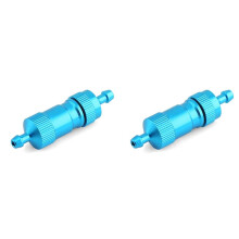 2pcs D4.5XD3XL51mm High Precision Fuel Filter 3mm RC Fuel Tank Accessories for Gasoline Aircraft Airplane Car,