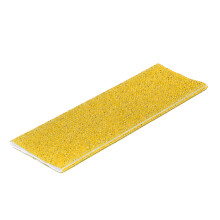 Blitzendes Gold Mikrofon-Griffschutz - 18x6cm Stoff & Glaskristalle