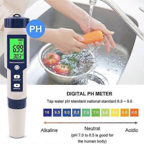 Digitales Salinitätsmessgerät, hochpräzise 5-in-1-Salinitätstester 2