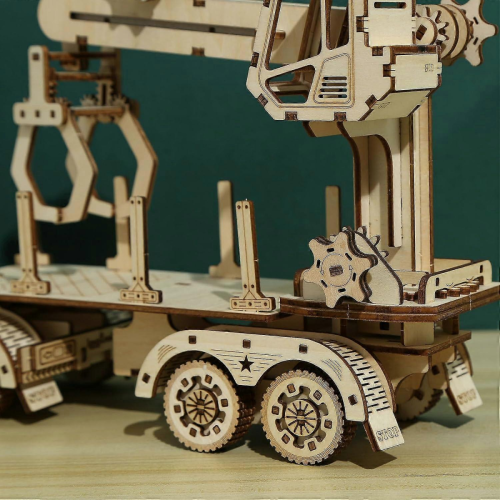 Κιτ κατασκευής ξύλινων παζλ 3D, ξύλινο φορτηγό, φτιάξτε το δικό σας ξύλινο κι 1