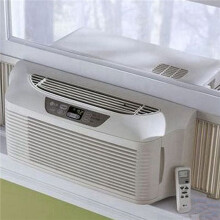 2 Set Window Air Conditioner Side Panels with Frame, Adjustable Insulation AC Side Panel Frame Included