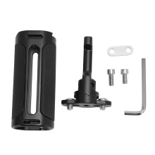 Mâner lateral din aluminiu reglabil cu poziționare verticală pentru DSLR mirrorless, cu design ergonomic din silicon, pată rece și fire ARRI,