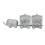 Elephant Teething & Keepsake Box - Alloy, 14cm, Carriage 3.6x3.2x5cm 11