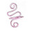 Handmade Crochet Tension Ring Pink Alloy 8