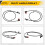 2045400317 ABS SENSOR REAR LEFT RIGHT for  C-CLASS W204 C204 S204 01.2007 5