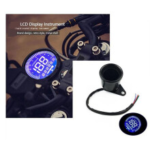 Universal Motorcycle Digital Motorcycle Speedometer Retro LCD Odometer Racer Tachometer Indicator Scooter ATV Meter