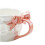 Romantic Bow Keramisk Mugg Kaffe- och Mjölkkoppar Flicka Dricksvattenkoppar Desserthandtagskopp Tekopp Röd 7