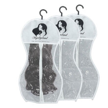 Bolsas para Guardar Pelucas con Colgador, Colgador para Varias Pelucas, Bolsas para Guardar Pelucas, Bolsa con Forma de Reloj de (3 Unidades),