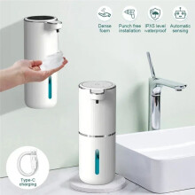 Dispensador de Jabón Automático Sin Contacto, Recargable por USB, Ajustable y Desinfectante de Manos.