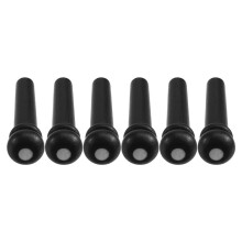 6PCS Violin Endpin Ebony Wood Violin Tail Endpin Violin Nail Musical Instrument Accessories Folk Guitar Accessories