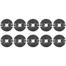10 Unidades de Braçadeira de Fixação de Roda de Capô de Motor Automotivo Clipe de Fixação de Decoração de Arco de Roda para  Modelo 3