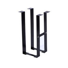 1 Set di Staffe di Montaggio per PC Sotto Scrivania per Case del Computer Gancio per Mainframe del Computer Staffa di Supporto per Scatola Host Nero