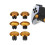Kit Joystick In Metallo per PS5  Console di Gioco Joystick Posteriori Paddle Pulsanti Trigger per PS5 Dualsense Controller D 7