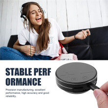 Extra Large TWS Bone Conduction Speaker TWS Wireless Can Be Plugged Into the Card Subwoofer Speaker Black