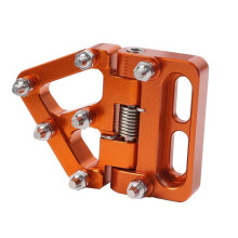 Motorrad-Klapp-Hinterrad-Bremspedal-Spitzenplatte-Pad-Hebelkappe für TC125 250 FC250 350 450 701 ENDURO 390 Adventure Orange