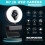 Caméra Web en Direct Full HD 1080P, Éclairage LED 30 FPS, avec Micro, Autofocus, USB, pour Ordinateur PC 2
