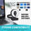 Live Stream Web Camera Full HD 1080P LED Fill Light 30FPS Webcam with Mics Autofocus USB Computer PC Camera 3
