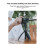 Quick Release Selfie Stick Foldable Tripod for GoPro13  Osmo Action 5/4/3 Action Camera Accessories 5