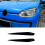 Front Headlight Eyebrow Eyelids Cover Sticker Trim for   2011-2015 Exterior Accessories 3