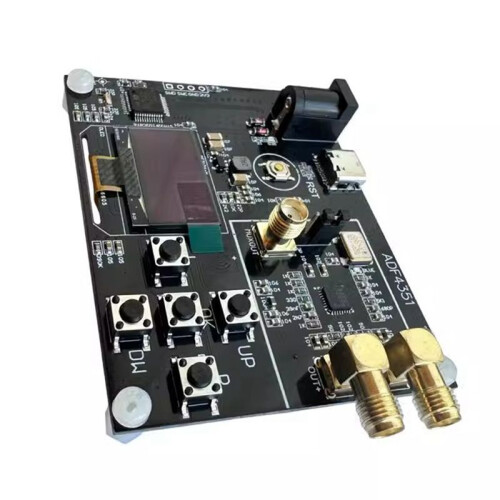 ADF4351 Gerador de Sinal RF 35MHz-4400MHz Módulo de Fonte de Sinal RF com Display Oled de 0,96 Polegadas 1