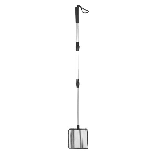 Extendable Aluminum Cat Litter Scoop with Long Handle, 3-Section Model B 2