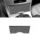 Kolfiber för   2007-2013 Center Console Förvaringsbox Lock Panel Trim Sticker Interior Accessories 3
