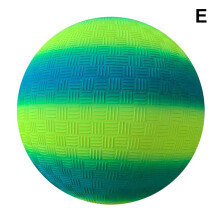 (E) Kids\' Rainbow PVC Bouncy Ball Toy