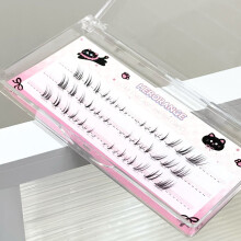 (01) Fashion Show Eyelashes 4-7mm Realistic Clusters