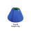 (Blue Green, M Code (30-35cm)) Post-Surgery Soft Dog Cone, Bite Protection (50 chars) 1