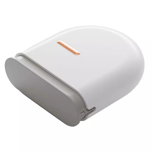 (White) Travel Denture Case Holder Storage Box