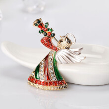 Rhinestone Angel Brooch for Wedding & Party (50 chars)