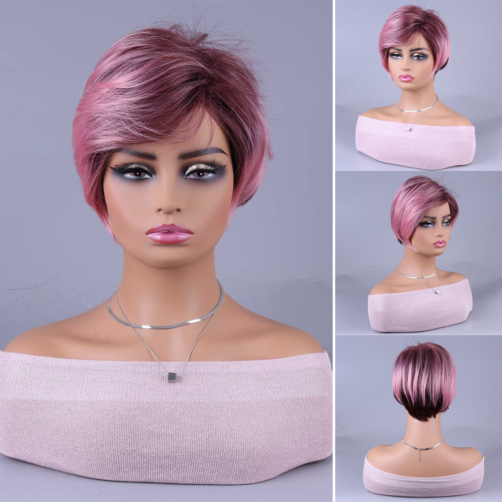 Penghui-Toys Unisex 10\" Soft Short Curly Wigs For Women & Girls