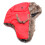 (Red) Winter Fur Ski Hat - Plush Thermal Earflap Cap 1