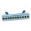 Light Blue Plastic Temporary Parking Card, Cute Shape, 150x34x22mm 11