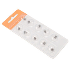 10 pezzi di coppe acustiche in silicone a singolo strato con venting per Phonak L