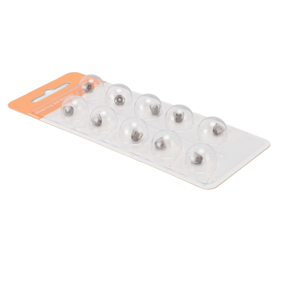 10pcs Silicone Open Domes for Audeo Paradise Lumity Sound Aid Replacement S